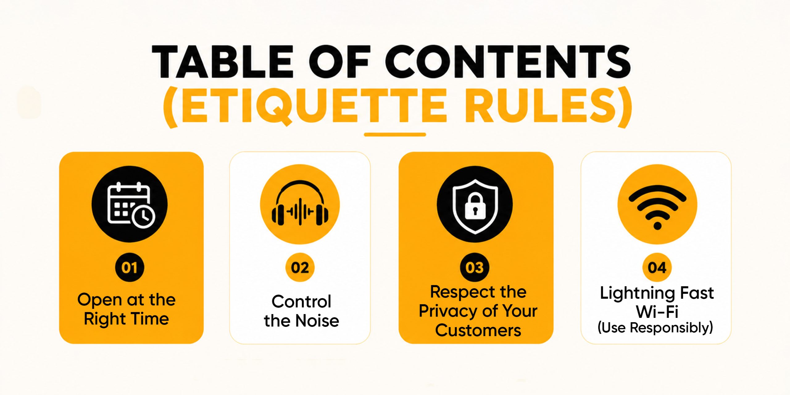 Table of Contents (Etiquette Rules)