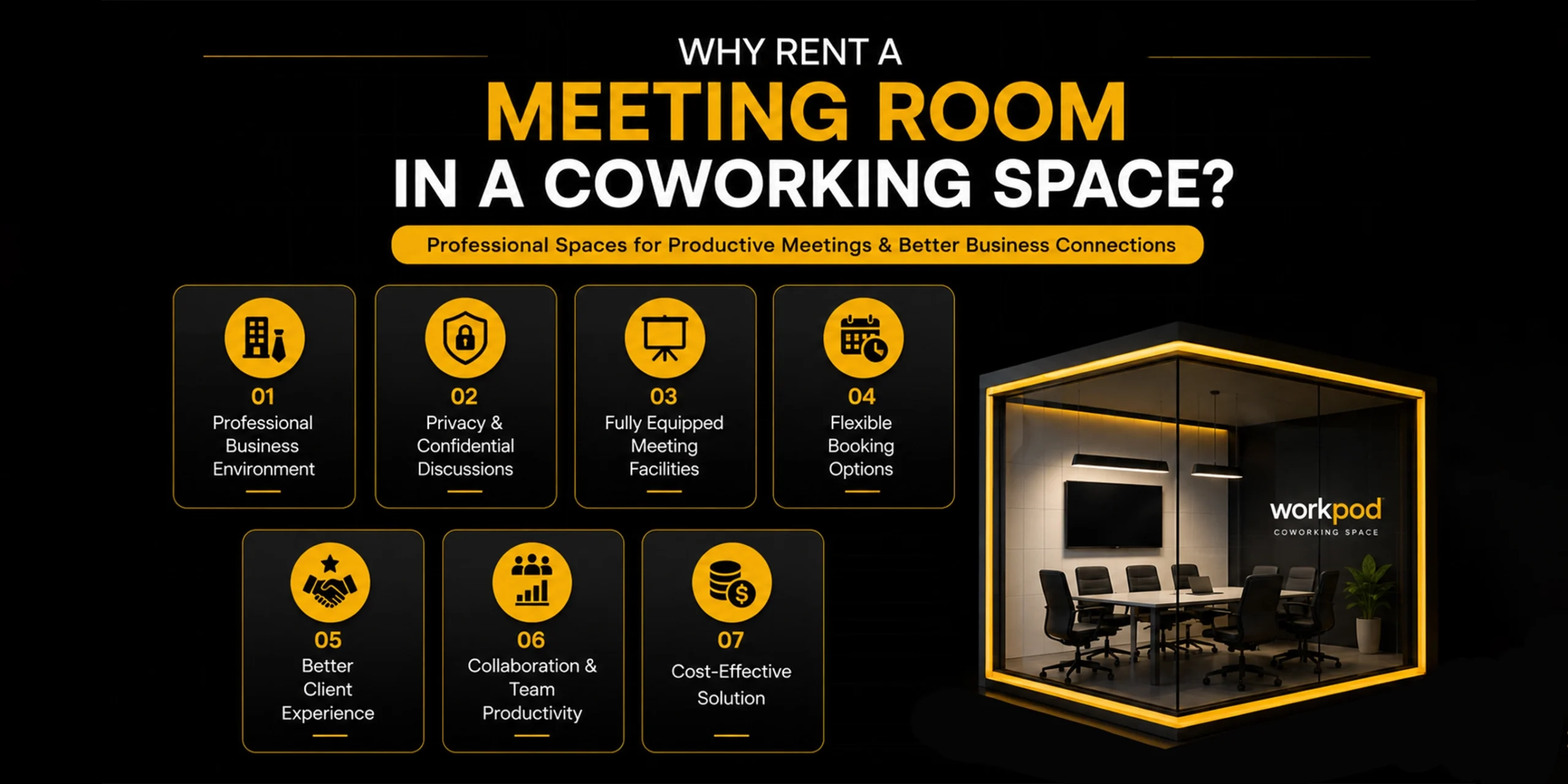 Why Rent a Meeting Room in a Coworking Space